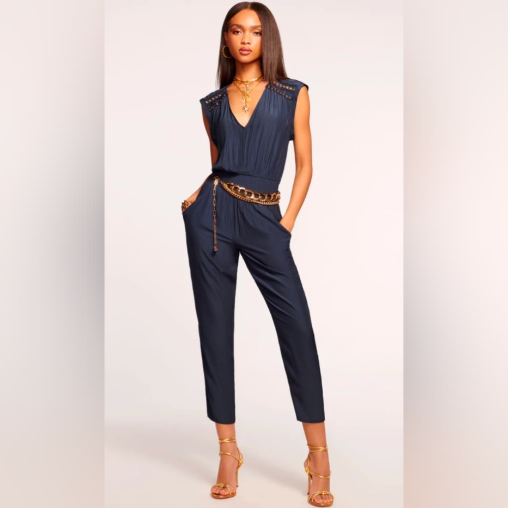 Ramy Brook Bristol Grommet-Embellished Jumpsuit